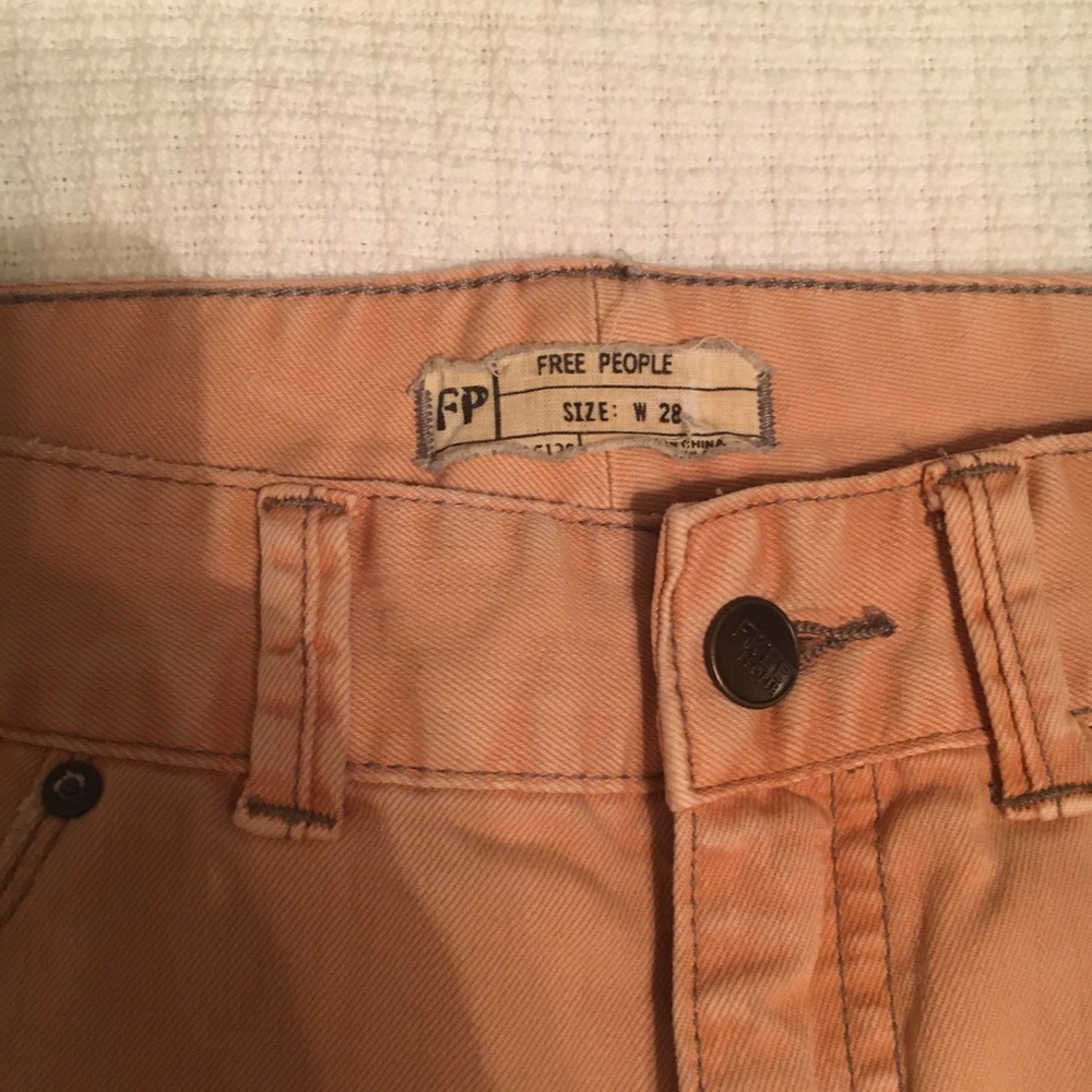 Peach/tan jeans- Free People